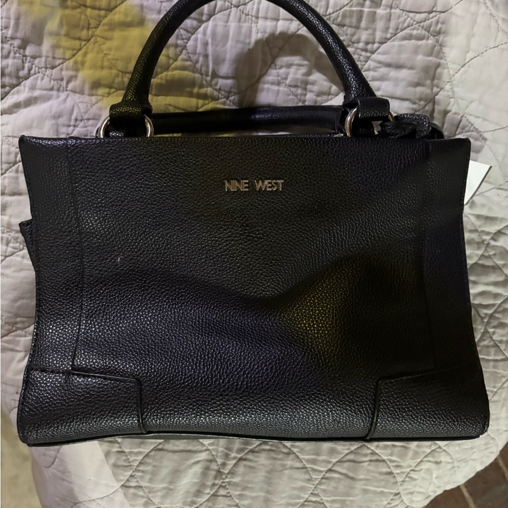 Nine West Black Satchel Bag